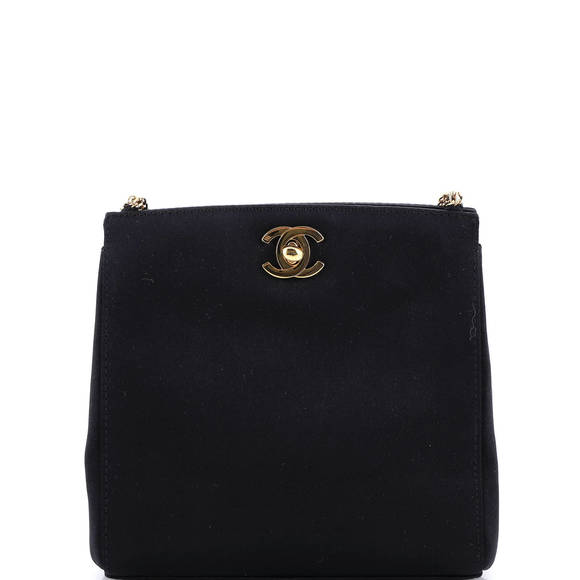 Chanel Mini Vintage CC Chain Shoulder Bag Satin - Picture 1 of 8